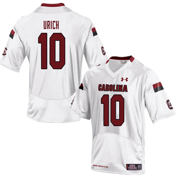Men #10 Jay Urich South Carolina Gamecocks College Football Jerseys Sale-White
